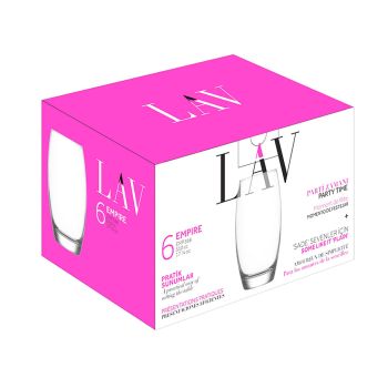 Jogo 6 Copos Sumo Empire LAV, 510 ml