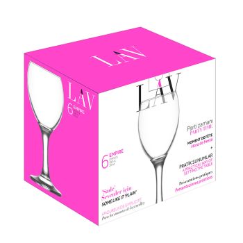 Jogo 6 Taças Gran Vin Empire LAV, 590 ml