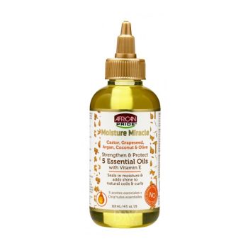Óleo de Vitamina E e 5 Óleos Essenciais African Pride, 118 ml