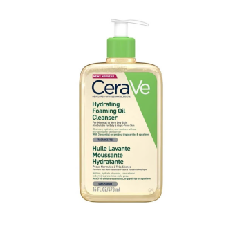 Óleo de Limpeza Hidratante Espumante CeraVe Pele Normal a Muito Seca, 473ml
