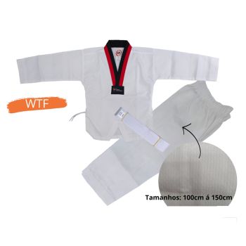 Uniforme Taekwondo para Treino WTF 110cm