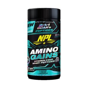 Suplemento NPL Amino Gains, 120 Cápsulas