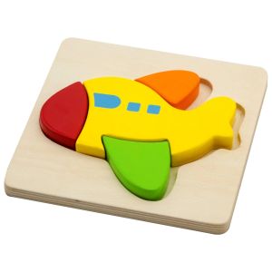 Puzzle de Blocos de Formas Viga Avião